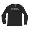 watson md   detective sherlock holmes house doctor tv show logo gift t Long Sleeve Shirts