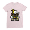 hop hop bear Ladies Fitted T-Shirt