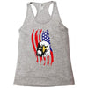 american eagle usa flag head Racerback Tank