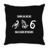 Scorpion Drake Throw Pillow