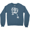 a skeleton crawling Crewneck Sweatshirt