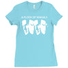 steven seagal flock of seagals seagulls Ladies Fitted T-Shirt