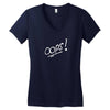 OOPS! Women's V-Neck T-Shirt