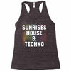 Sunrises House &amp; Techno Racerback Tank