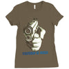 partner's in crime black funny Ladies Fitted T-Shirt