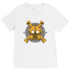 deco gasmask V-Neck Tee