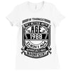 Things Better 1988 Age Approach Magnificent Ladies Fitted T-Shirt