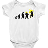 goku evolution (black) Baby Bodysuit