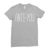 anti you Ladies Fitted T-Shirt