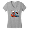 cuphead and mugman Women's V-Neck T-Shirt