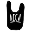 meow cute cat face Baby Bibs