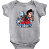 ash vs zombies Baby Bodysuit