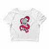 spray paint Crop Top