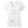 Muggle On Board Women's V-Neck T-Shirt
