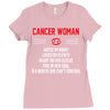 Cancer Woman Ladies Fitted T-Shirt