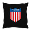 Together (One Nation. One Team) Throw Pillow
