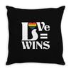 Love Wins Throw Pillow