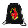 warning Drawstring Bags