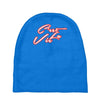 c'est la vie neon slogan Baby Beanies