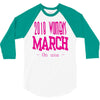 2018 Women's March On USA 3/4 Sleeve Shirt