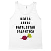 bears beets battlestar galactica Tank Top