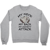 anxiety attack Crewneck Sweatshirt