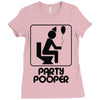 party pooper Ladies Fitted T-Shirt