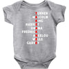 take a knee Baby Bodysuit