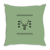 ugly deer christmas Throw Pillow