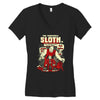 incredible sloth Women's V-Neck T-Shirt