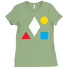 clean bandit shapes geometric Ladies Fitted T-Shirt