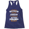 Super Cool Grandson Of A Freaking Awesome Mother Racerback Tank