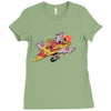 pizza jet Ladies Fitted T-Shirt