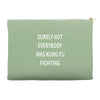 surely not everybody was kung fu fighting Accessory Pouches