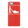 fat people are harder to kidnap funny iPhone 7 Case