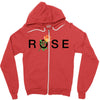 Rose Zipper Hoodie