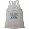 Dear Daddy, Thanks for Being my Dad Baby Boy Letter to Father Racerback Tank