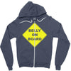 belly on board beer Zipper Hoodie
