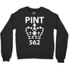 british pint funny Crewneck Sweatshirt