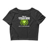 vegan mom's are superheroes! Crop Top