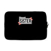 blessed sister with flower white color Laptop sleeve