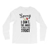 sorry i can't the angel of music is very strict Long Sleeve Shirts
