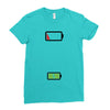 Mommy Dead Battery Ladies Fitted T-Shirt