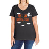 yes i can drive a stick Ladies Curvy T-Shirt