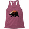 Bear Adventure With Rose Racerback Tank