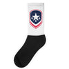 land of the free shield Socks