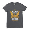 All Men Are Created Equal But Only The Best Are Born In December Ladies Fitted T-Shirt