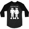 never dive alone scuba diving 3/4 Sleeve Shirt