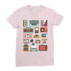 vintage electronic retro technology Ladies Fitted T-Shirt
