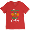 my first grade kids are smart cookies V-Neck Tee